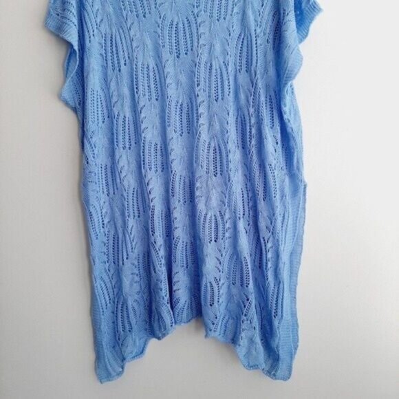ACCESSORY ST. Relaxed Fit Fine Knit / Crochet Tunic Top  Sz 2X-3X - Picture 4 of 9